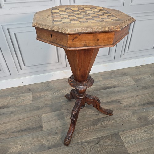 Antique games table chess - antique,