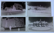 4 Original 1938 TROLLEY 616 Photo Negatives South Ferry Mt Vernon Dutch NYC
