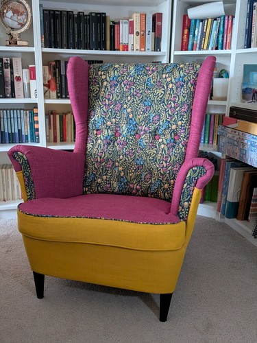 Wingback armchair used - armchair,