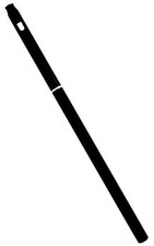 Low D Whistle, Satin Black, MK