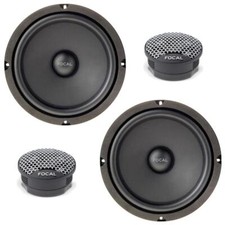 Focal ISU 200 Shallow Mount 8" Car Door 2 Way Component Speakers 80w RMS Pair