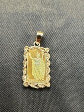 RARE Vintage King Kamehameha 1 Gram 24k Ingot Gold Bar Pendant,Honolulu Mint 14k