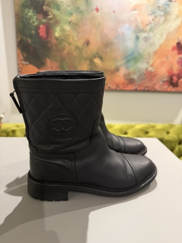 Authentic chanel boots size - authentic,