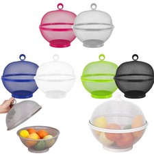 Fruit Fly Proof Fruit Bowl, Large Capacity Mesh Fruit Basket with Lid Cover Hot