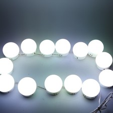 LED Makeup Mirror Bulb USB Charging Dressing Table Light DimmerSwitch Vanity HOT