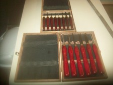 2 Boxed Sets of Benjamins Best Wood Turning Chisels From Excelsior Mini Lathe