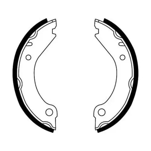 Brake shoe set parking - brake,