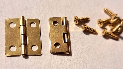 Small hinges 17mm 15mm - 17mm, with