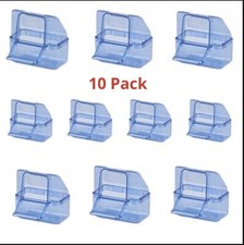 10 x External Bird Cage Feeder Drinker For Finch Canary Cage Fronts