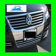 2006-2010 VW VOLKSWAGEN PASSAT B6 CHROME TRIM UPPER/LOWER GRILLE 2007 2008 2009