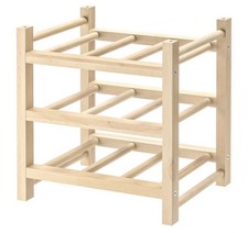 IKEA HUTTEN Wooden Wine Rack