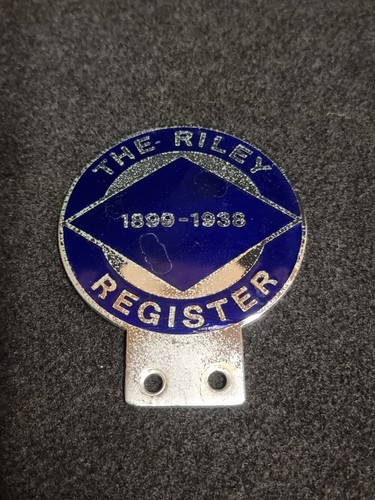Vintage riley register enamel - riley,