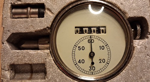 Vintage mechanical tachometer