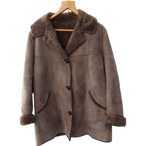 Nurseys sheepskin coat brown - nurseys,