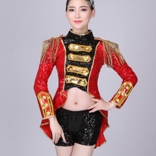 Lady sequin tailcoat tops - lady,