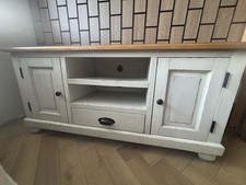 Shabby Chic Pine Low Cupboard