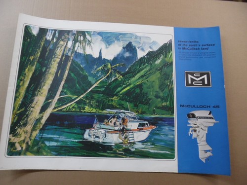 1964 mcculloch outboard - outboard, boat
