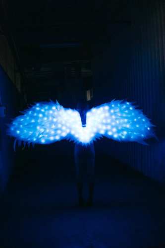 Led wings costume light - costume, up