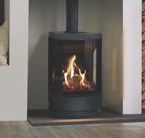 Gazco log effect gas fire - log,