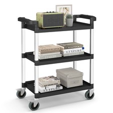 3-Tire Metal Rolling Cart