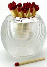 Silver Mounted Globe Match