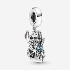 925 Sterling Silver Lilo Castle Bead  Charm For women's Bracelet