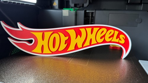 Hot wheels logo display - logo, sign