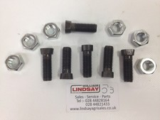 Pack Of 6 Kverneland Type Point Tip Share Head Bolt M12 x 38mm