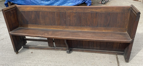 Beautiful oak church pew - beautiful,