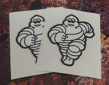 Michelin Stickers Decal running man 100mm Bibendum  BSB 7-10 year vinly x2