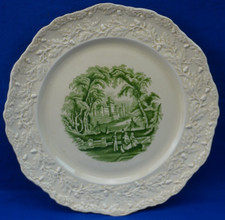 Mason's Oak Green (1) Dinner Plate, 10 1/2" More Available  (B74)
