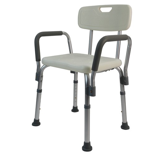 Shower chair with - shower, arms