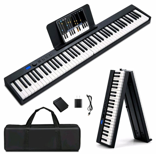 Foldable portable key - foldable, 88-key