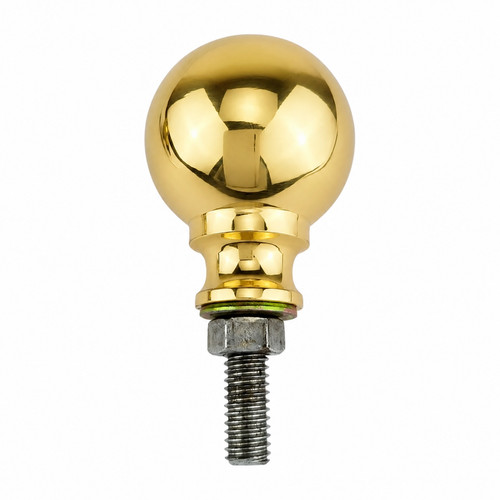 Solid brass bed ball - bed, knob