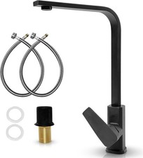 Gooseneck Modern Black Kitchen