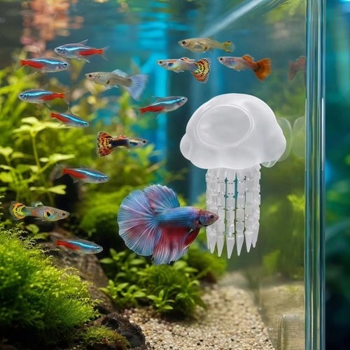 Jellyfish shape fish hiding - fish,