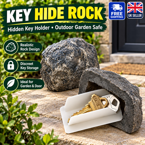 Door key rock - rock, hidden