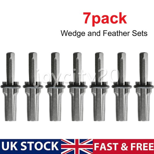 7pcs stone splitters - 9/16",