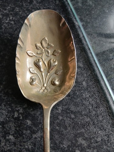 Antique sliver plated berry - plated,