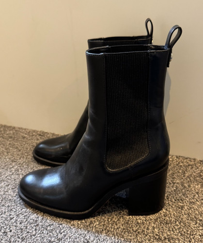 Zara women leather boots - zara, women's