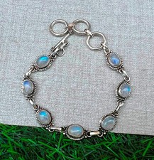 Moonstone Bracelet 925 Silver