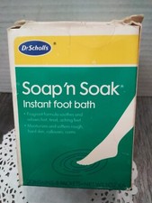 N.O.S. Dr. Scholls Soap 'n Soak  8-Pack Instant Footbath (VTG) READ