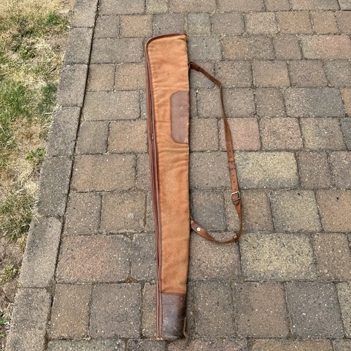 Tan canvas leather shotgun - tan,