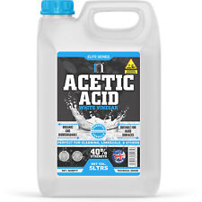 White Vinegar (40%) Very Strong Cleaning Limescale Stain Patio Clean 5L/5 Litres