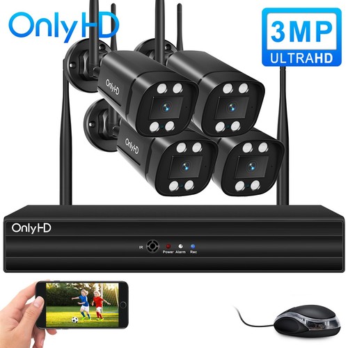 3mp wireless cctv system - hd,