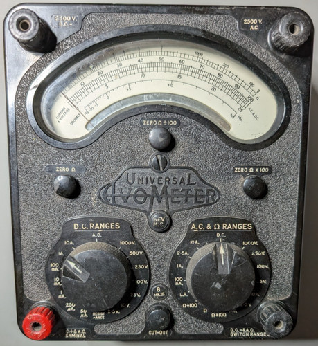 Vintage universal avometer avo - universal,