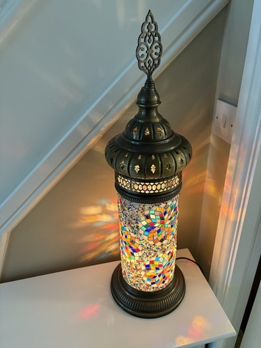 Mosaic cylinder lamp - mosaic, 60cm