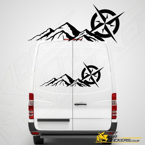 Van mountain compass vinyl - van,