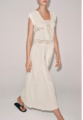 Zara collection pleated - zara, zw