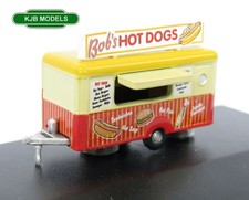 BNIB N GAUGE OXFORD DIECAST 1:148 NTRAIL001 Mobile Trailer Bobs Hot Dogs